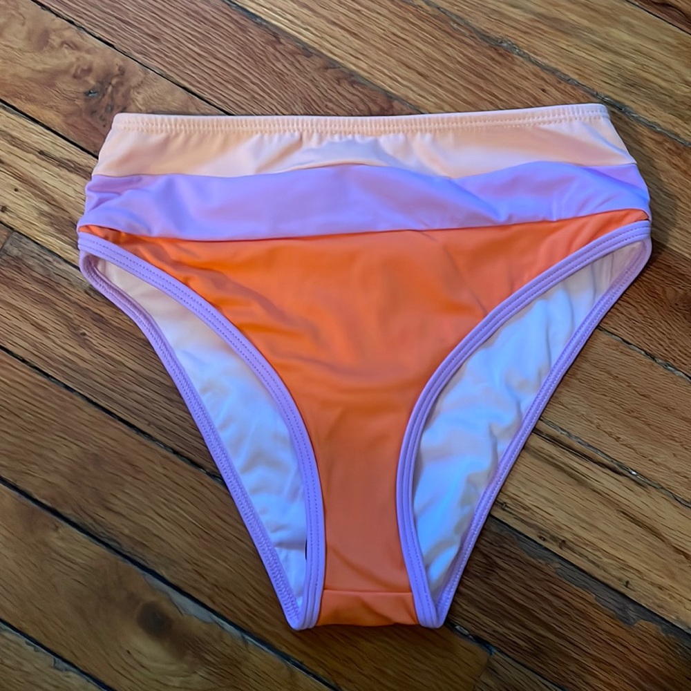 Rad Polewear pole dance shorts. small. Color block. Hi waist